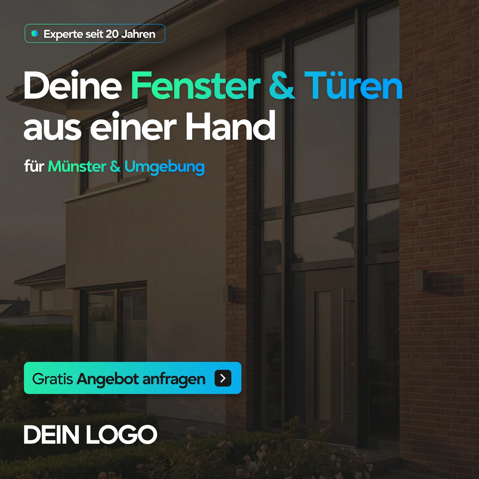 Beispiel-Anzeige: Deine Fenster und Türen aus einer Hand, Gratis Angebot anfragen